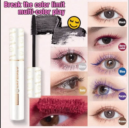 Colored lengthening mascara