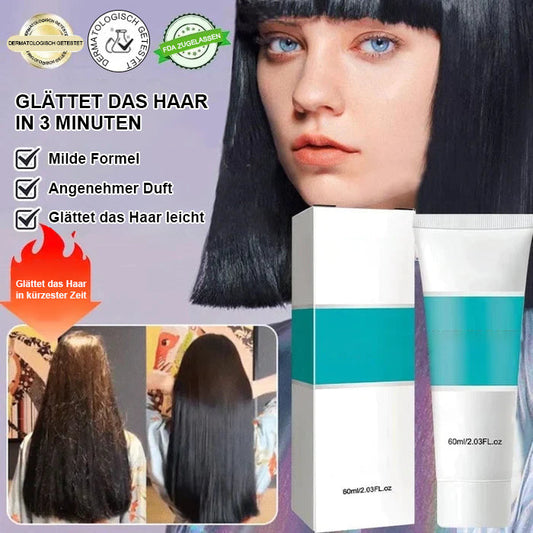 Haarglättungscreme zur Behandlung mit Seide und Keratin (KAUFEN SIE 2 UND ERHALTEN SIE 1 GRATIS)